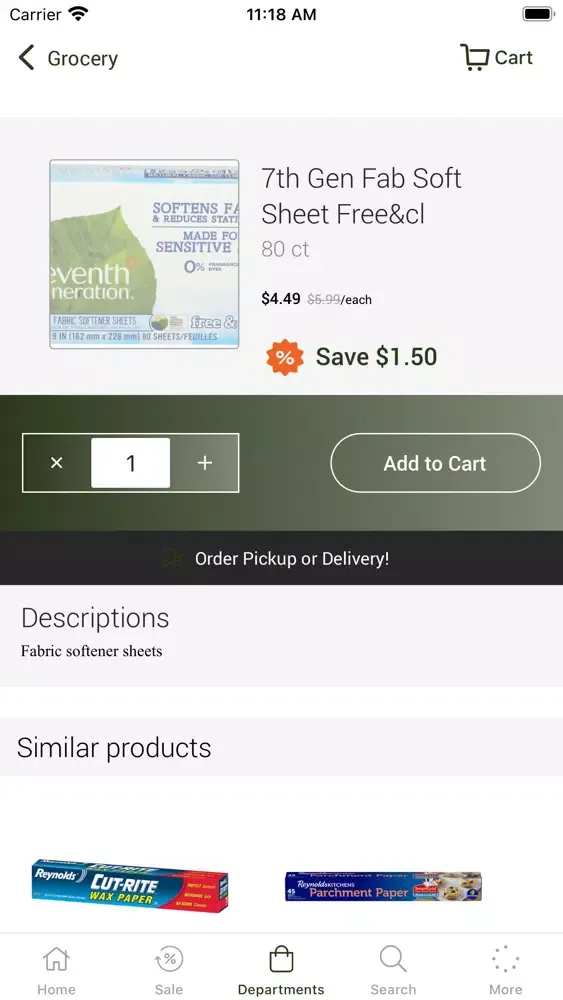 Urban Greens Co-op Market应用截图