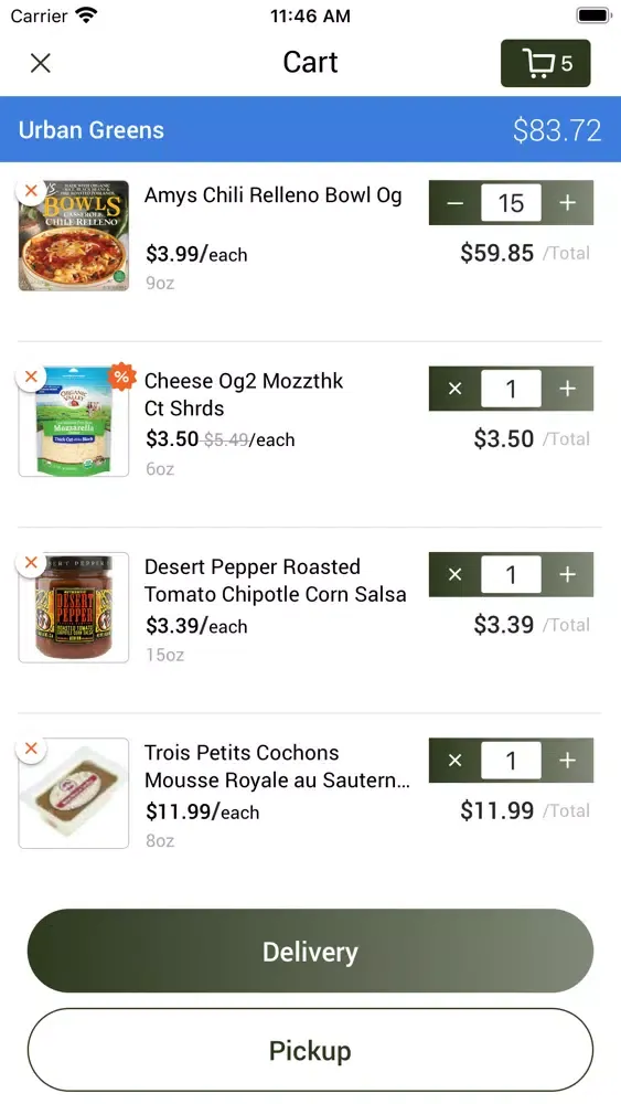 Urban Greens Co-op Market应用截图