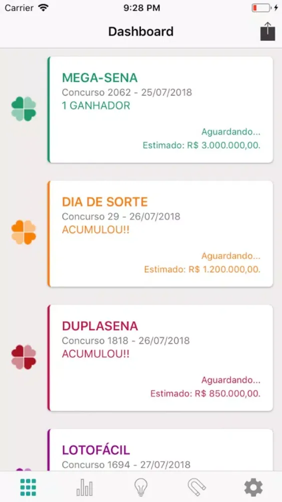 Loteria UP para profissionais स्क्रीनशॉट