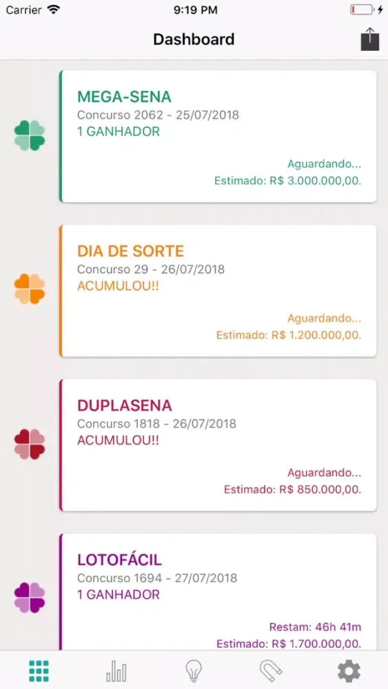 Loteria UP para profissionais स्क्रीनशॉट