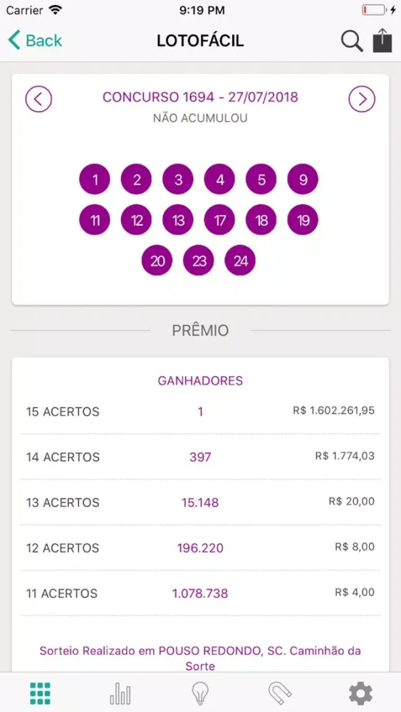 Loteria UP para profissionais स्क्रीनशॉट