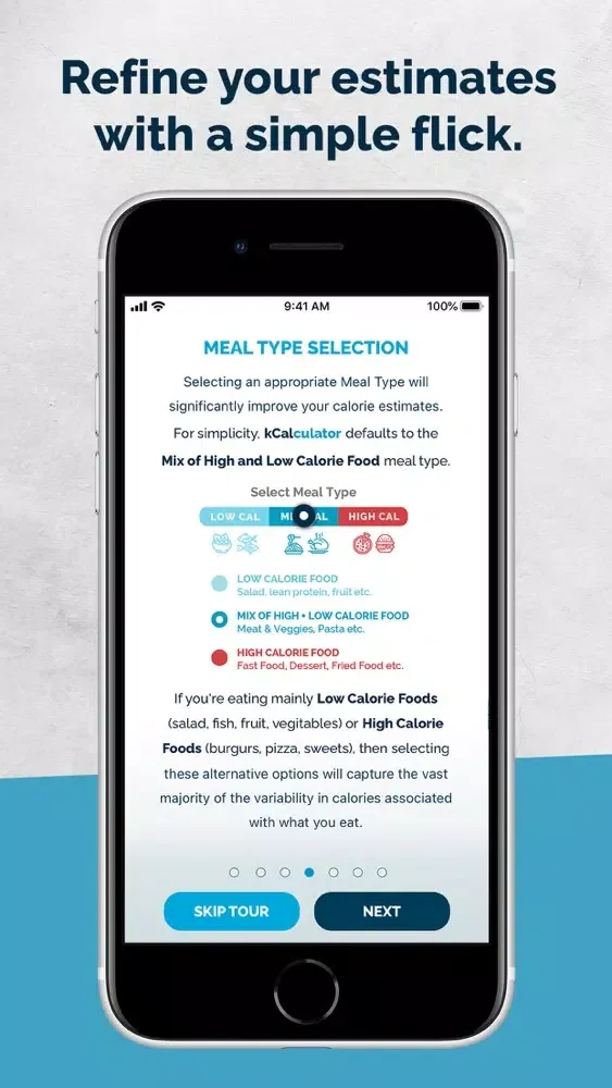 Capturas de tela do kCalculator AI Calorie Counter