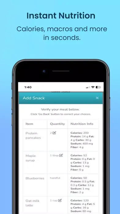 تصاویر TrackStar AI Food Assistant