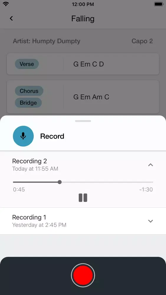 Lyrecord Screenshots