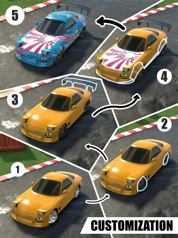 Capturas de tela do Drift Arena iPad 