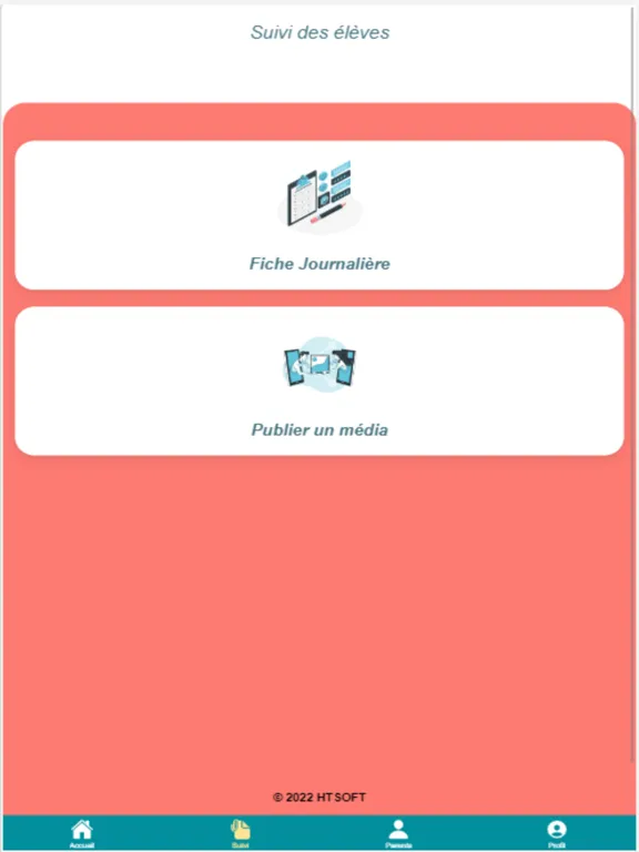 Ảnh chụp màn hình của Magic Garden Admin iPad