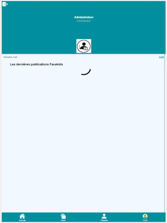 Ảnh chụp màn hình của Magic Garden Admin iPad