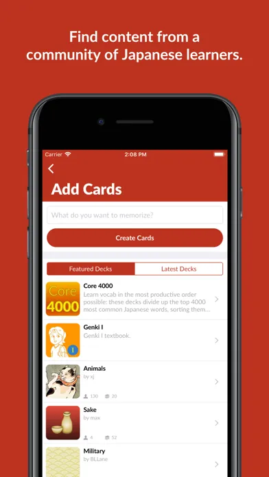 Tangkapan layar Manabi – Japanese Flashcards