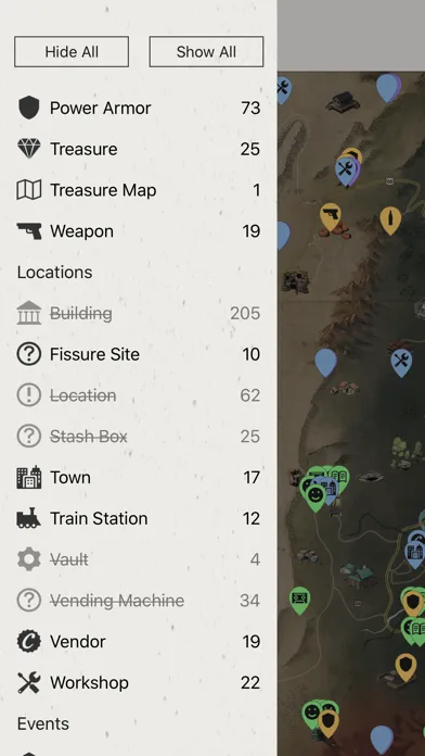 Screenshot di Unofficial Map for Fallout 76