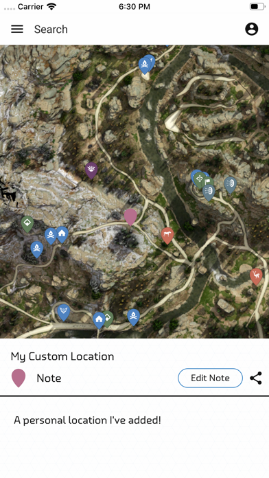 MapGenie: HZD Map Screenshots