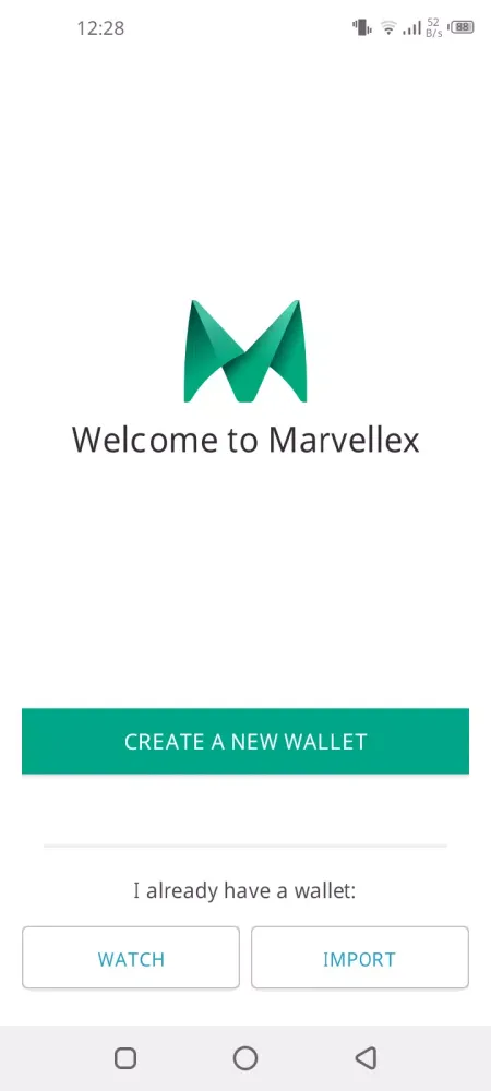 Marvellex Wallet スクリーンショット