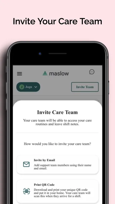 Maslow - Collaborative Care Ekran Görüntüleri