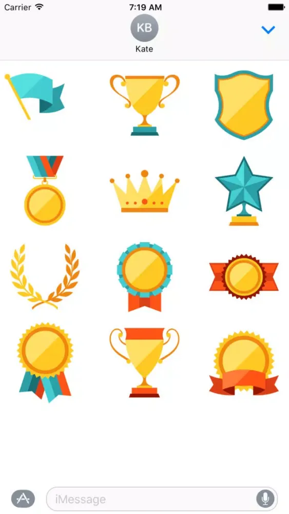 Award Stickers स्क्रीनशॉट