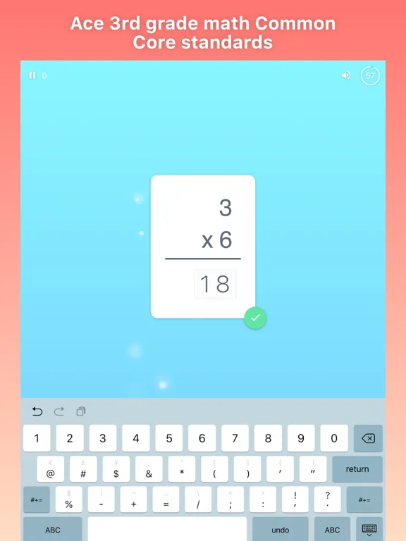 Screenshot di Math Ace 3rd Grade iPad 