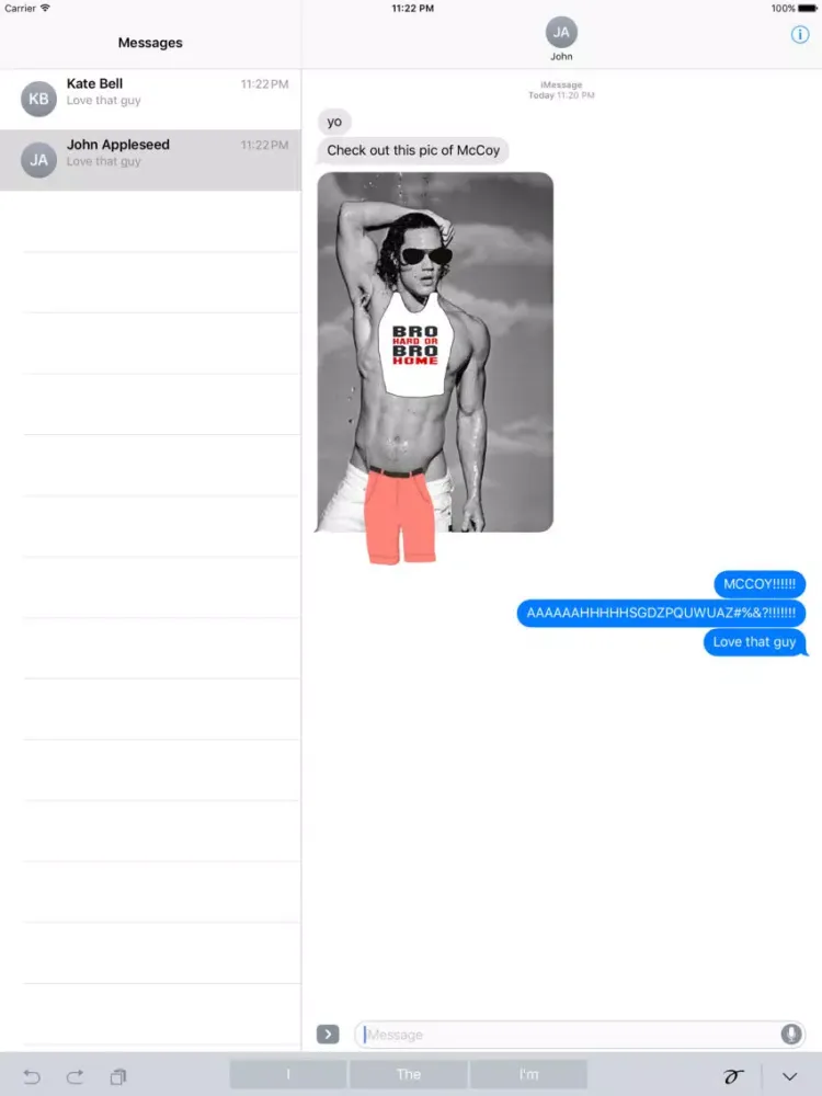 Screenshot di FratPack - The Sticker Pack Every Frat Bro Needs iPad 