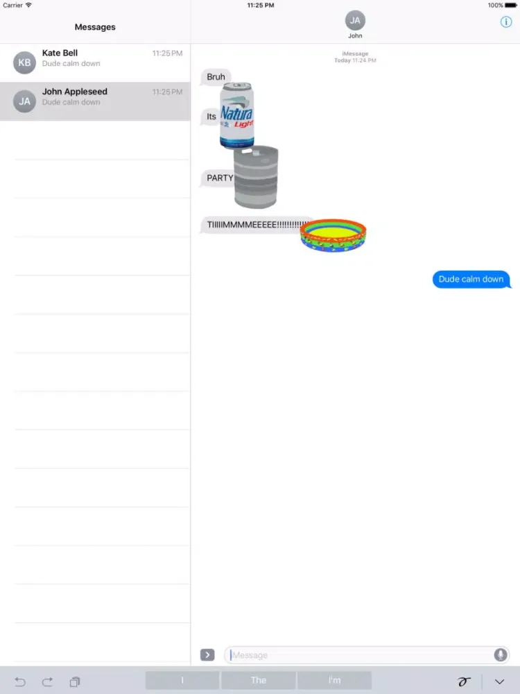 Screenshot di FratPack - The Sticker Pack Every Frat Bro Needs iPad 