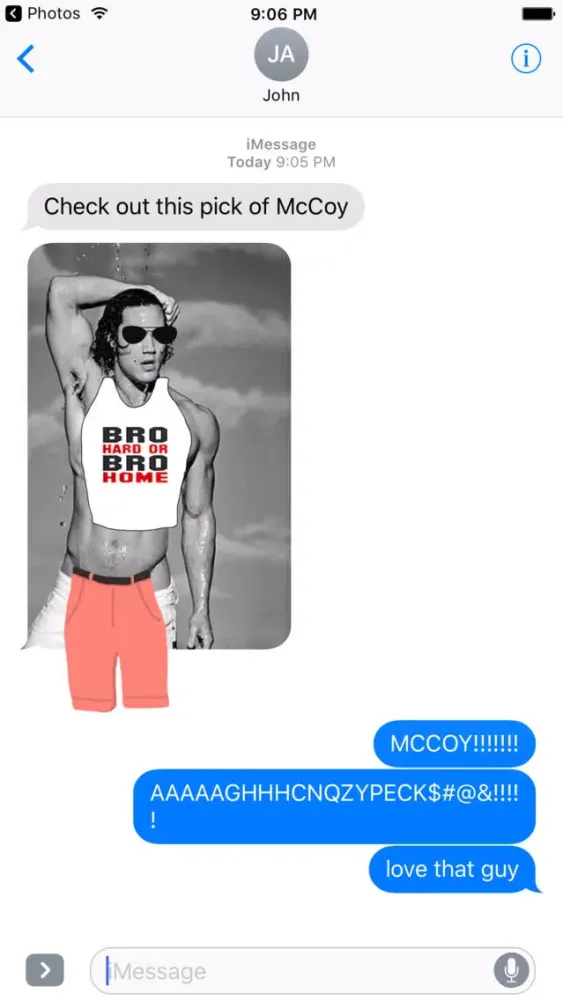 Screenshot di FratPack - The Sticker Pack Every Frat Bro Needs