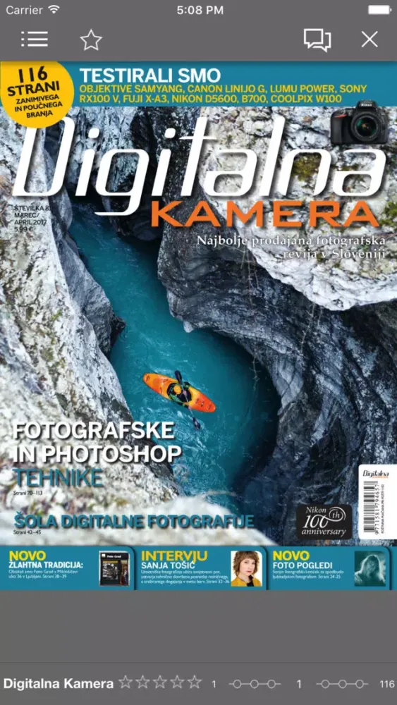 Zrzuty ekranu Digitalna Kamera