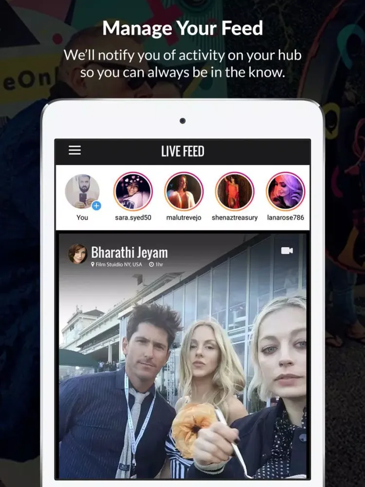 LiveStori iPad  سکرین شاٹس