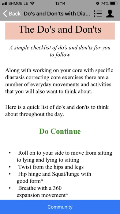 Diastasis Recti Workouts 스크린샷