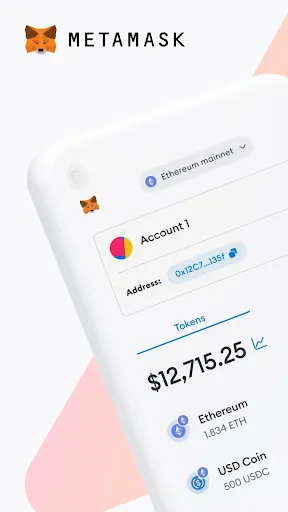 MetaMask Mobile Wallet スクリーンショット
