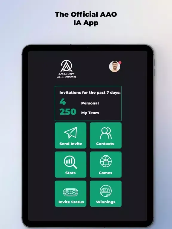 Tangkapan skrin AAO IA iPad 