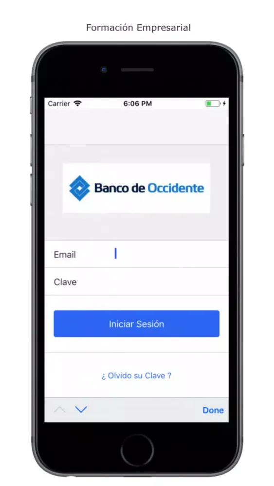 Ảnh chụp màn hình của Aula Banco de Occidente