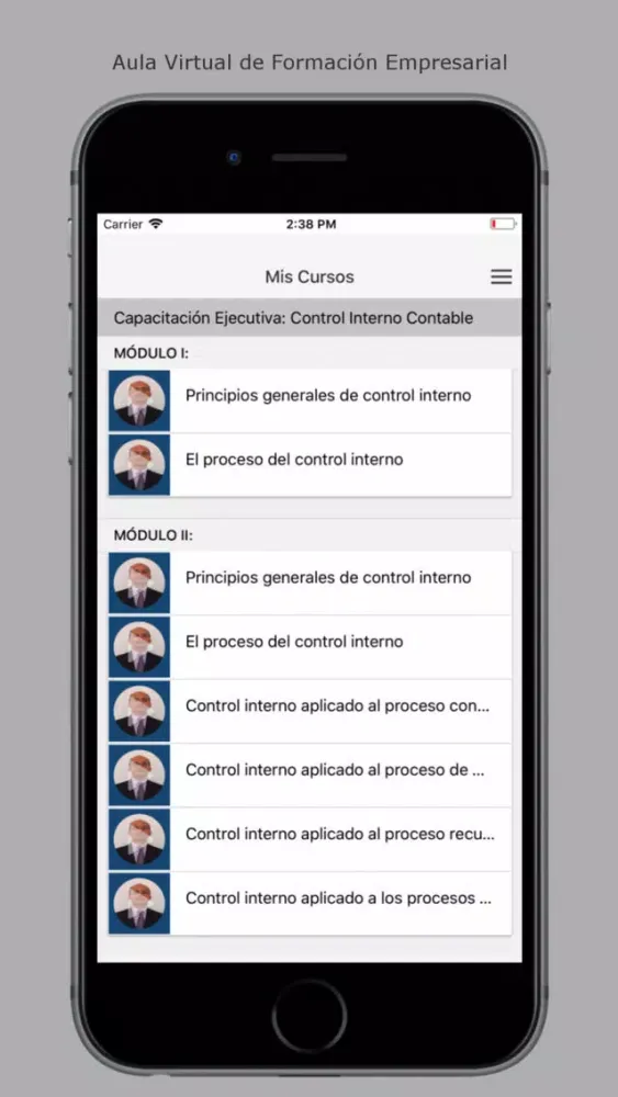 Captures d'écran de Aula Virtual Envia