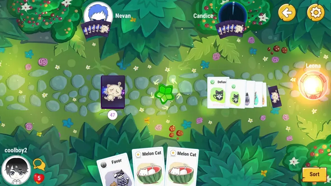 Captures d'écran de Kitty Cards