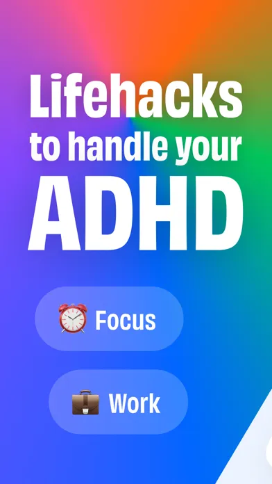 Ảnh chụp màn hình của ADHD Lifehacks For Adults Pro