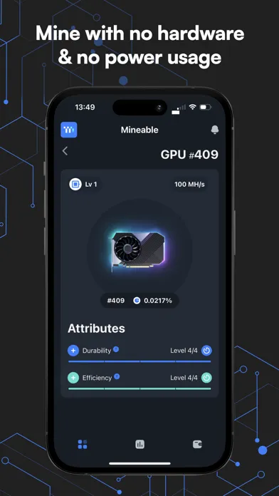 Zrzuty ekranu Mineable - Earn Passive Crypto