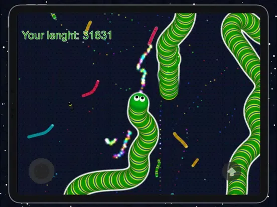 Worm.io: Snake Slither Worm iPad Screenshots