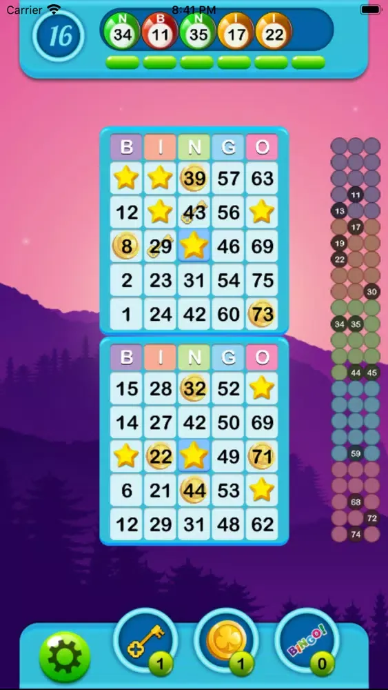 Capturas de tela do Bingo Quest World