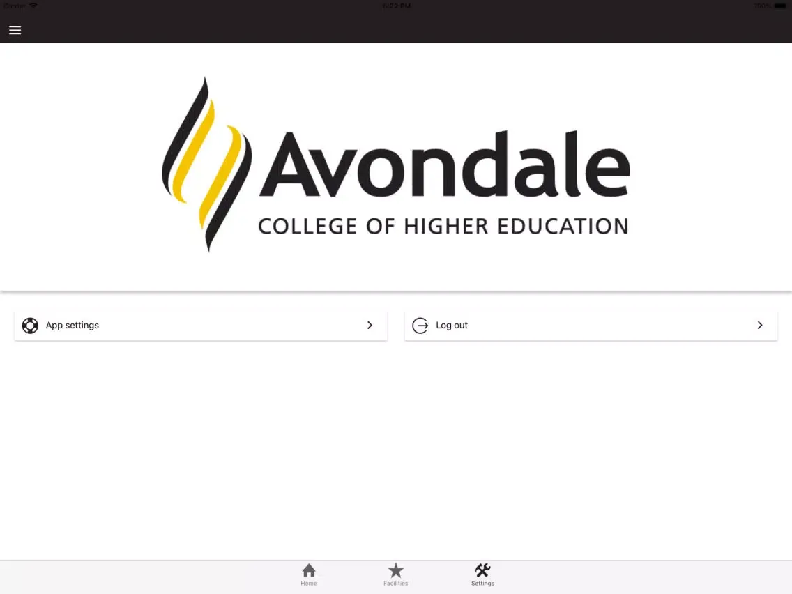 Captures d'écran de Avondale University iPad 