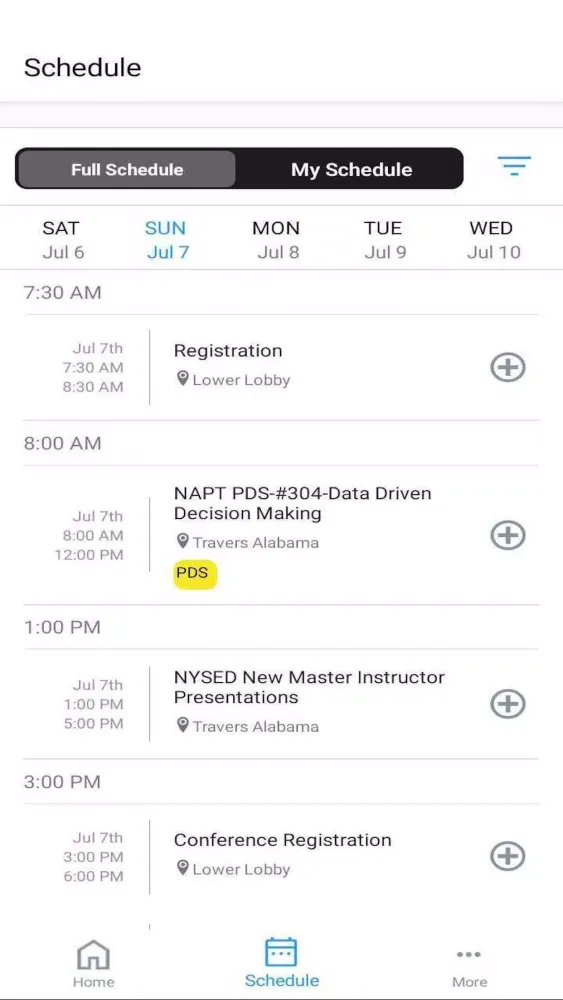 NYAPT Events应用截图