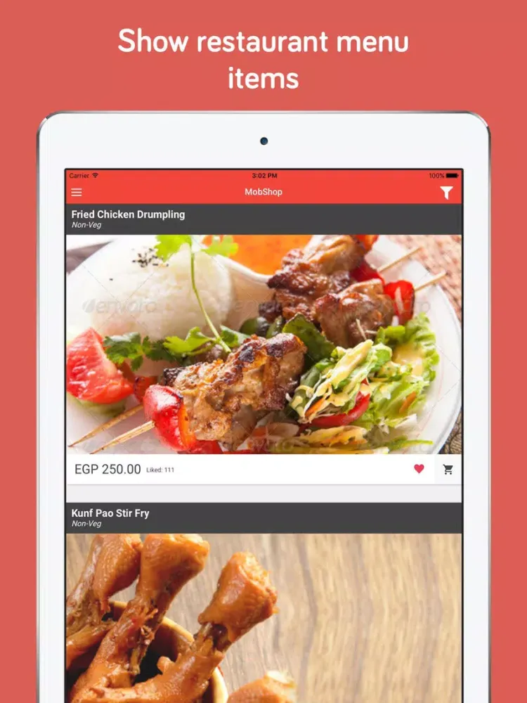 Mobshop Restaurant iPad  Ekran Görüntüleri