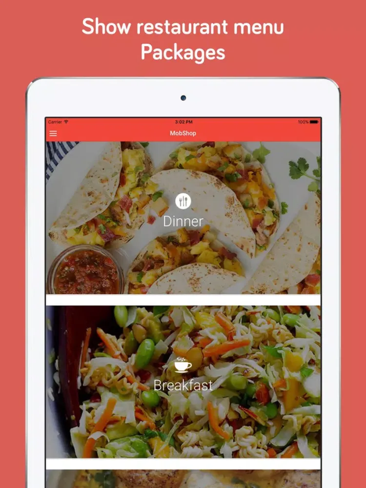 Mobshop Restaurant iPad  Ekran Görüntüleri