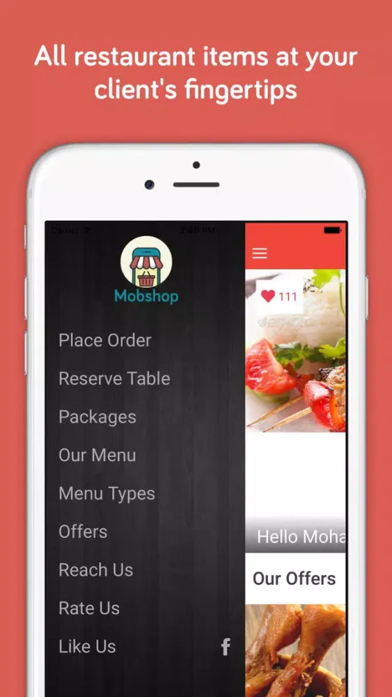Mobshop Restaurant Ekran Görüntüleri