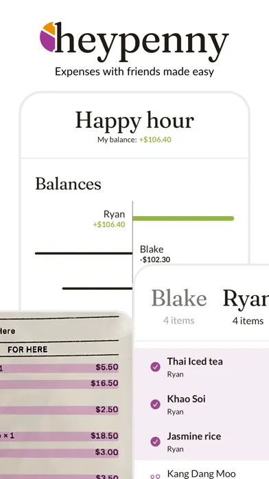 Capturas de pantalla de Heypenny – Split Bills & Trips