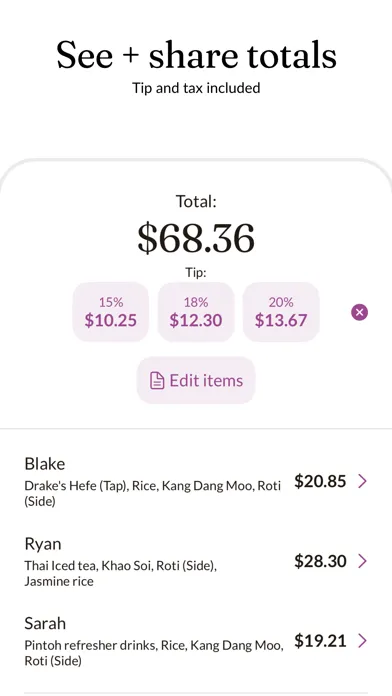 Capturas de pantalla de Heypenny – Split Bills & Trips