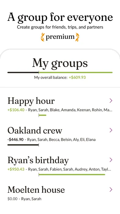 Capturas de pantalla de Heypenny – Split Bills & Trips