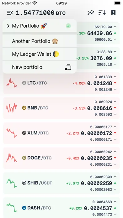 Capturas de tela do Moonitor: Crypto Portfolio