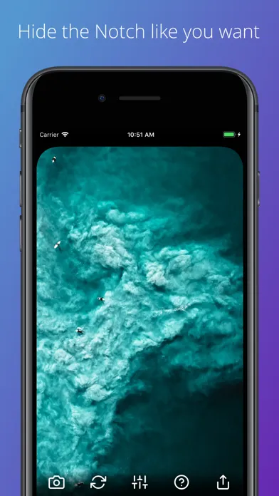 Hide The Notch سکرین شاٹس