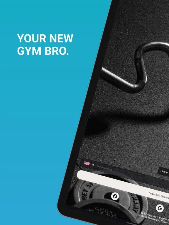 Pumped - gym workouts notebook iPad 應用截圖