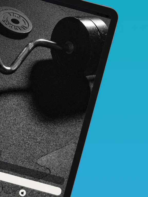 Pumped - gym workouts notebook iPad 應用截圖