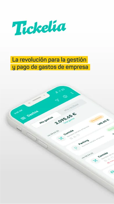Tickelia - Notas de gastos应用截图