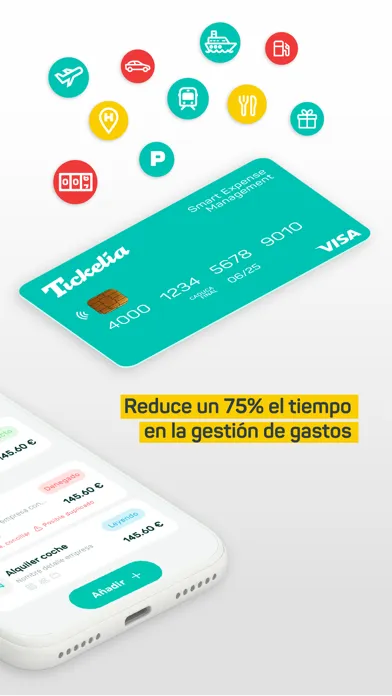 Tickelia - Notas de gastos应用截图