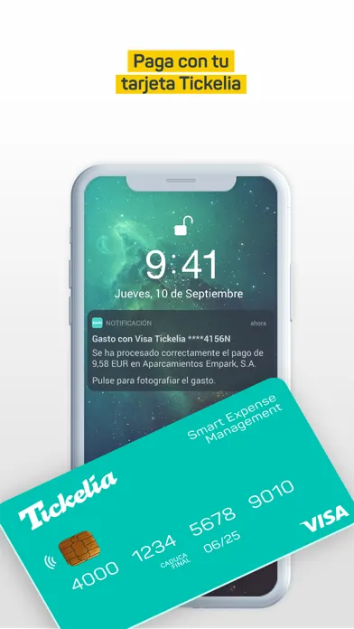 Tickelia - Notas de gastos应用截图