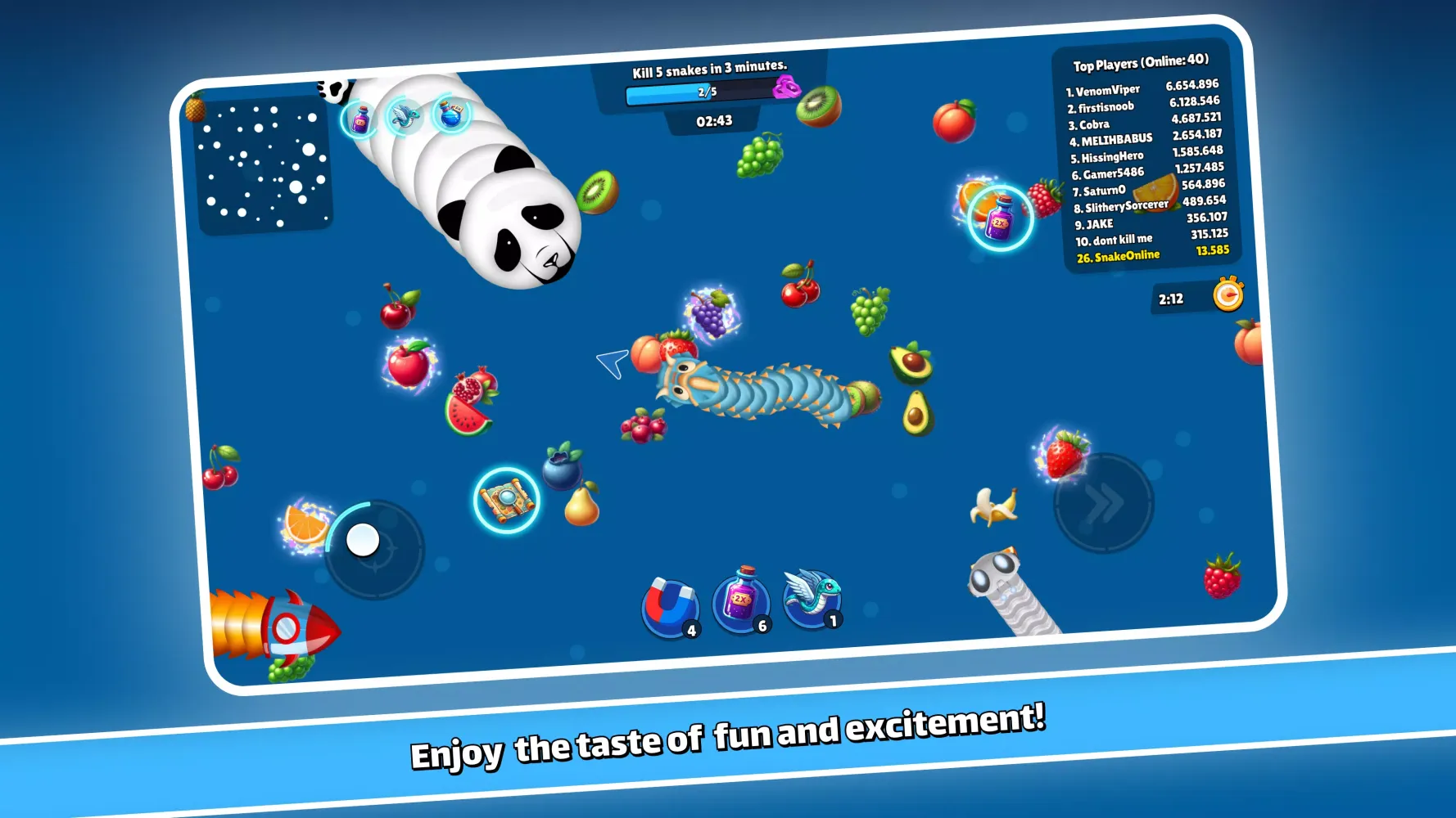 Snake Online: Worm Multiplayer应用截图