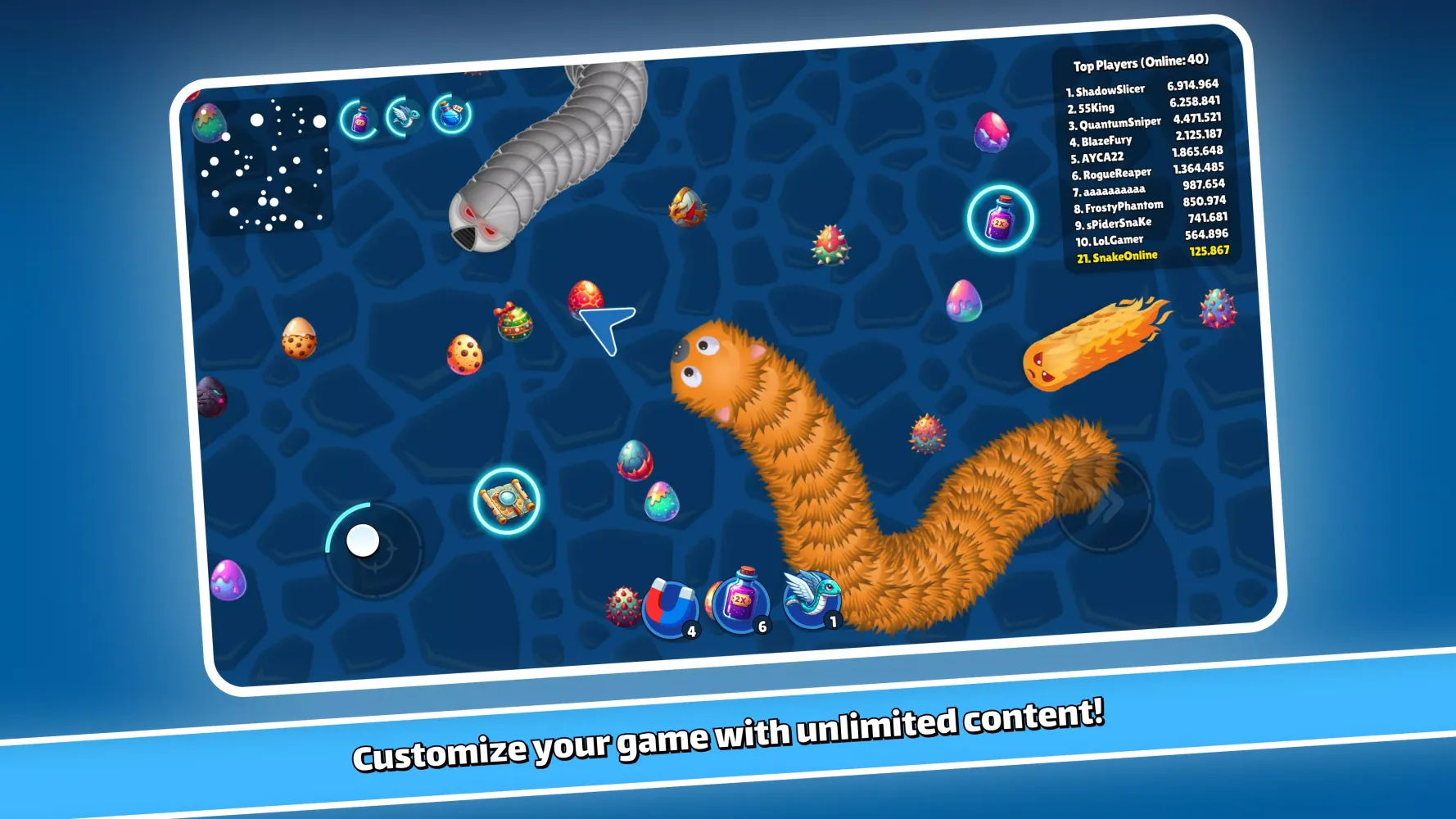 Snake Online: Worm Multiplayer应用截图